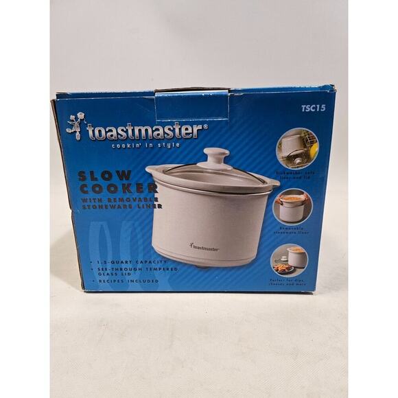 Toastmaster Slow Cooker TSC15 Crock Pot 1.5 Quart - Picture 1 of 4